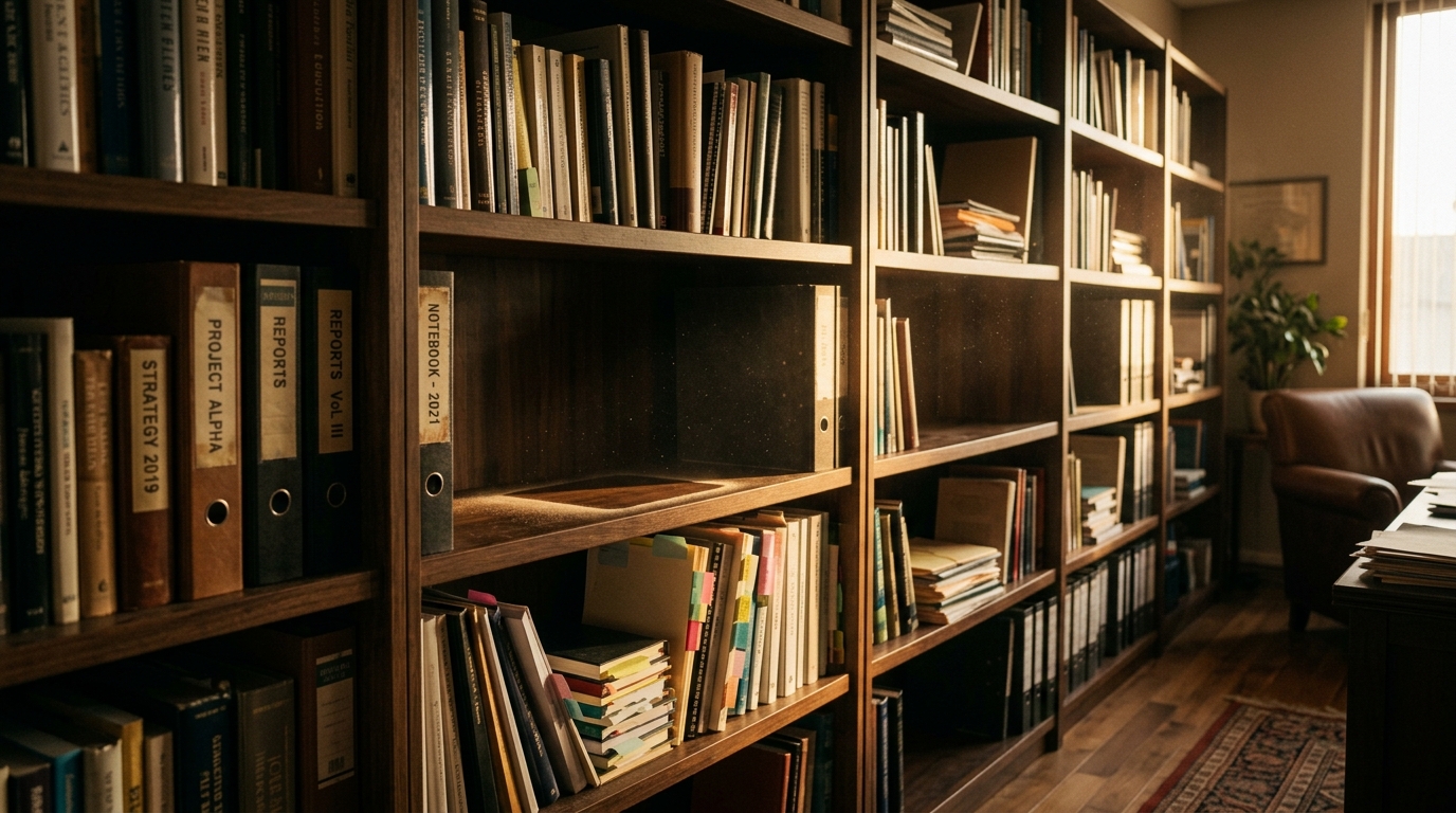 Kennis vertrekt uit het bureau